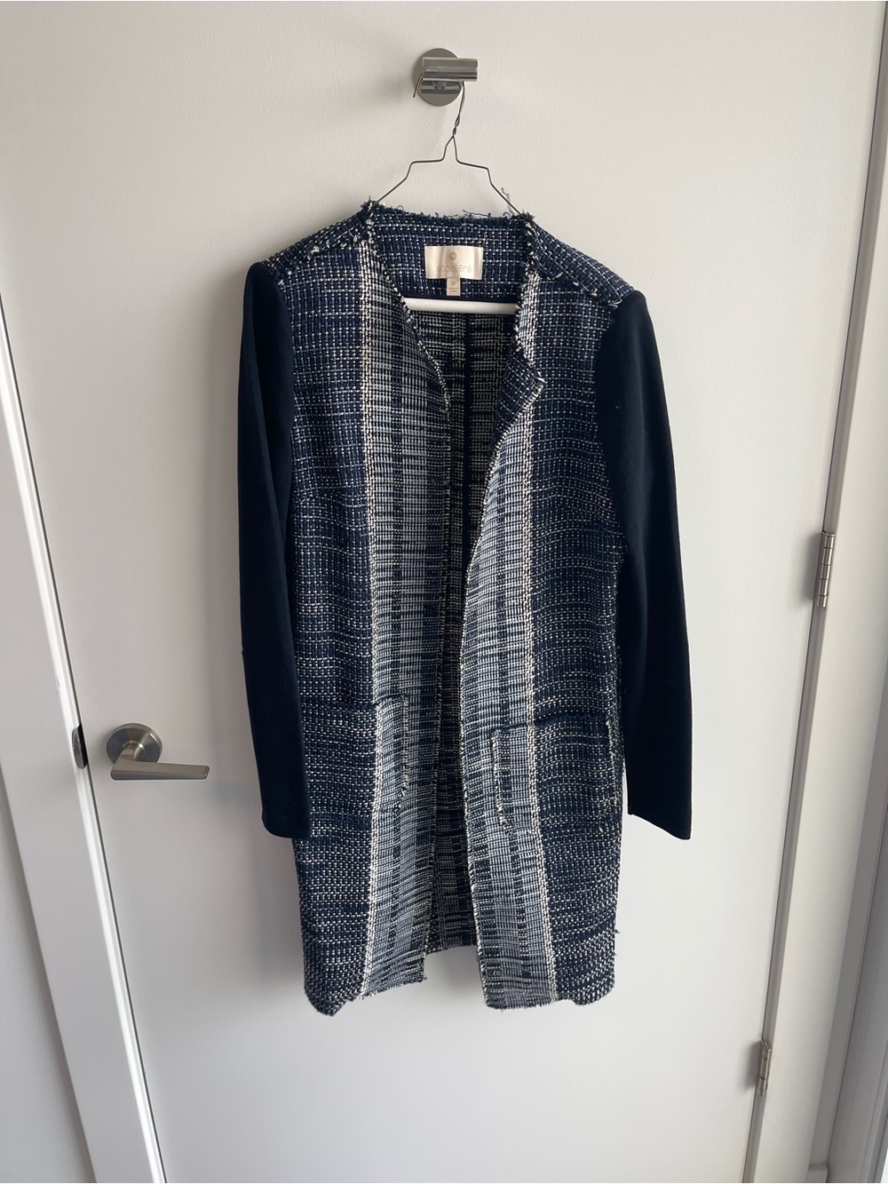 Etcetera Open-Front Women's Blue Cardigan Jacket